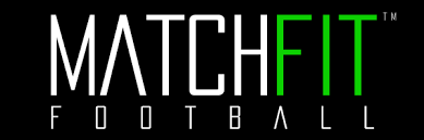Logo of Matchfit Football, showcasing a modern and energetic design that embodies the spirit of competitive football.