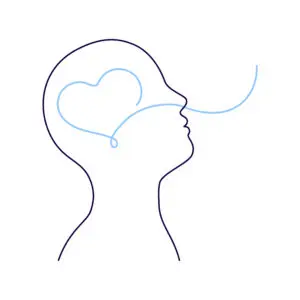 drawing exhaleing out the nose